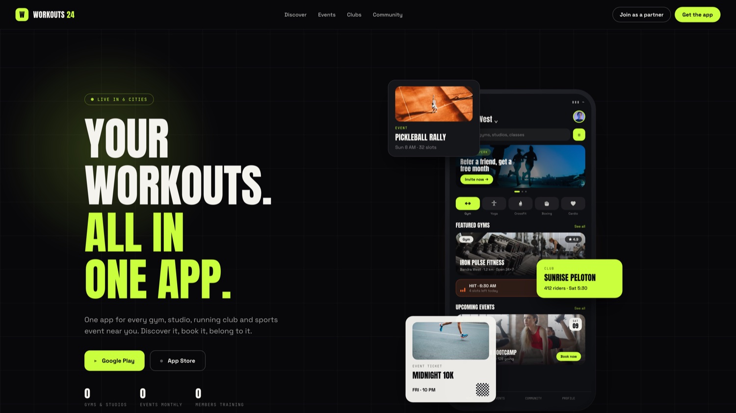 WorkOuts 24 — live site